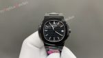 Patek Philippe Nautilus Swiss 9015 Movement 316L Steel Black Face Watch 40mm 